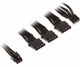 SilverStone Molex – 4pinová disketa, 0,55 m, černá (SST-P...