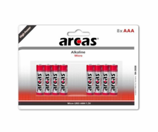 Baterie Arcas AAA / R03 8 ks.