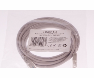 Libox UTP 3m CAT.5E UTP 4x2x26 AWG