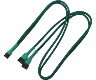 Nanoxia 3pin – 3pin x2, 0,6m, Zelená (900500003)