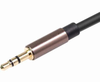 Mozos Jack 6,35 - 2x RCA kabel 3m černý