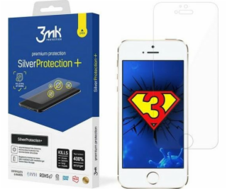 3MK 3MK Silver Protect+ iPhone 5/5S/SE Antimikrobiální fó...