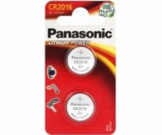 Baterie Panasonic Lithium Power CR2016 90mAh 2 ks.