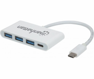 Manhattan USB HUB 1x USB-C + 3x USB-A 3.0 (163552)