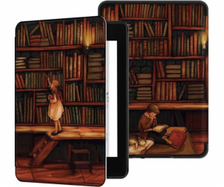 Tech-Protect Graphic Kindle Paperwhite 4 Library Girl Cover