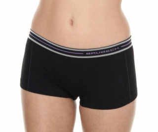 Dámské boxerky Brubeck Active Wool, černé, velikost L (BX...