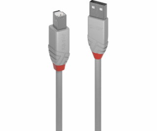 Lindy USB-A - USB-B USB kabel 1 m černý (36682)