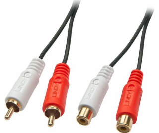 Lindy RCA (Cinch) x2 - RCA (Cinch) x2 kabel 10m černý (35...