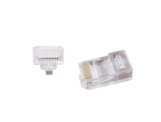 Gembird RJ45 zástrčka, průchozí, UTP, kat. 5e, 8P8C, 50-balení (LC-PTU-01/50)