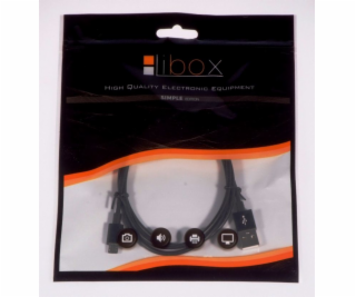 Libox USB-A - microUSB USB kabel 1 m černý (LB0067C)