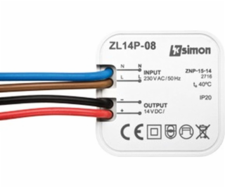 Kontakt-Simon Flush LED zdroj 14V DC 8W ZL14P-08 (WZ-L14P...