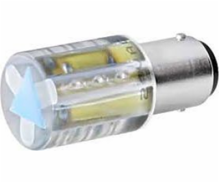 Siemens LED BA15d 24V AC/DC transparentní (8WD4428-6XE)