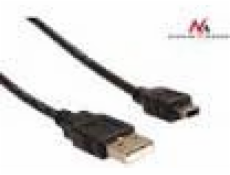 Maclean USB-A - microUSB kabel 0,5 m černý (MCTV-586)