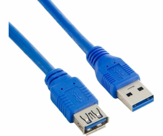 Natec USB-A - USB-A kabel USB 1,8 m modrý (NKA0469)