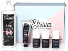 Elisium ELISIUM_SET Starter Set Flexy Gel Pro Bond + Miracle Base Gel + Top Coat Shiny + Slip Liquid + Gel Milky