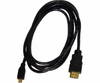 Art HDMI Micro - HDMI kabel 1,8 m černý (KABHDEM/HDE AL-O...