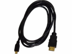 Art HDMI Micro - HDMI kabel 1,8 m černý (KABHDEM/HDE AL-OEM-38)