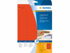 Herma Color etikety A4, matný červený papír, 960 ks (4367)