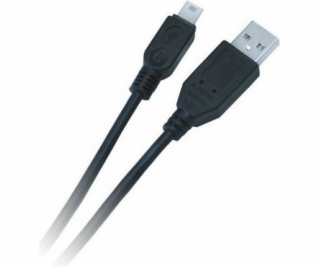 Libox USB-A - miniUSB USB kabel 3 m černý (LB0018)