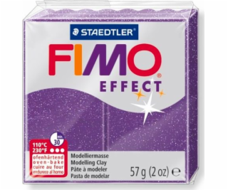 Fimo termosetový plast Efekt třpytky fialové 57g