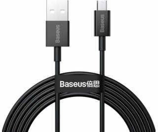 Baseus USB-A - microUSB USB kábel 2 m čierny (BSU2823BLK)