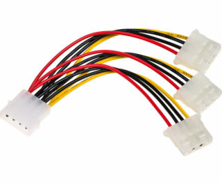 Akyga Molex - Molex x3, 0,15 m, vícebarevný (AK-CA-40)