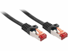 Lindy RJ-45/RJ-45 kat. 6 Černá 1m (47372)