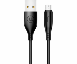 Usams USB-A - microUSB USB kabel 1 m černý (SJ268USB01)