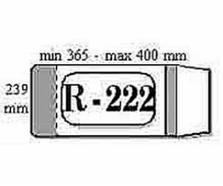 IKS Nastavitelný kryt R-222