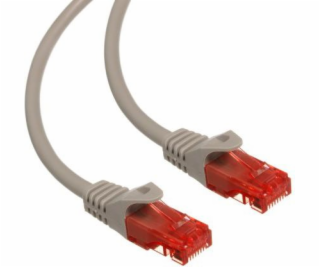 Maclean RJ-45/RJ-45, Cat.6, U/UTP, šedá, 3m (MCTV-303S)