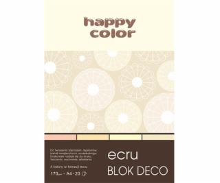 Happy Color Technický blok A5 20k ecru