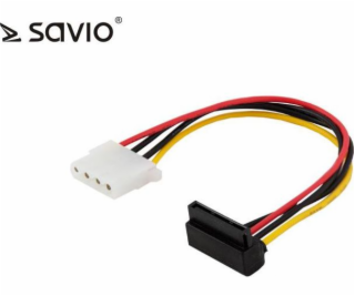 Savio Molex - SATA, 0,18 m, vícebarevné (AK-42)