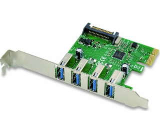 Concepttronic PCIe x1 řadič – 4x USB 3.0 (EMRICK02G)