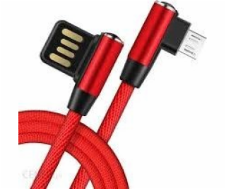 Libox USB-A - microUSB USB kabel 1 m červený (LB0149)