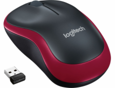 Logitech M185 Mouse Red (910-002240)