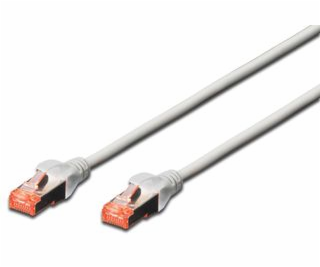 Digitus Patchcord CAT 6 S/FTP, 10m, šedý 5 kusů (DK-1644-...