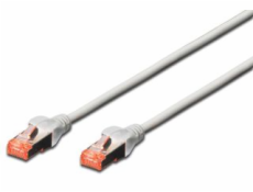 Digitus Patchcord CAT 6 S/FTP, 10m, šedý 5 kusů (DK-1644-100-5)