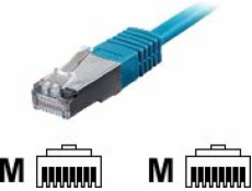 Equip Patchcord, S/FTP, Cat6, LSZH, 15m, modrý (605538)