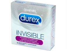 Durex Invisible Extra Lubricated Condoms 3 ks