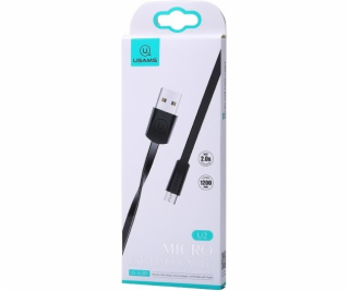 Usams USB-A - microUSB kabel 1,2 m černý (SJ201MIC01)