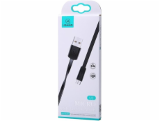 Usams USB-A - microUSB kabel 1,2 m černý (SJ201MIC01)