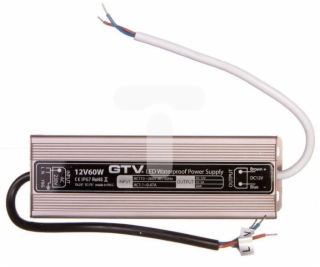 GTV Vodotěsný LED zdroj 60W IP67 DC 12V (LD-WZA60W-NW)