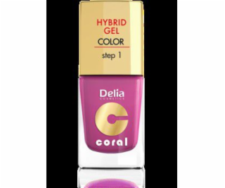 Delia Cosmetics Coral Hybrid Gel nail nail č. 21 fuchsiov...