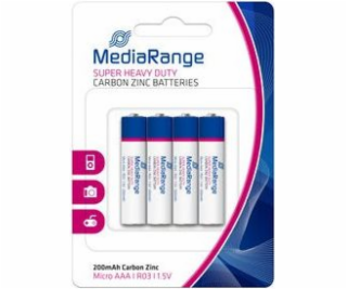 Baterie MediaRange AAA / R03 200mAh 4 ks.