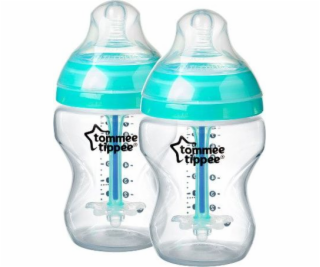 Tommee Tippee Antikoliková láhev 0+ 2x260 ml