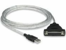 Manhattan USB-A - IEEE 1284 (LPT) USB kabel 1,8 m stříbrný (336581)