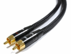 Melodika RCA (Cinch) x2 - RCA (Cinch) x2 kabel 7m černý