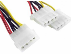 Gembird Molex – Molex x2, 0,15 m, vícebarevný (CCPSU1)