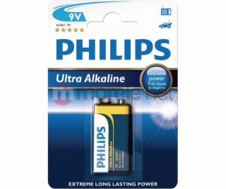 Baterie Philips Ultra 9V Block 1 ks.