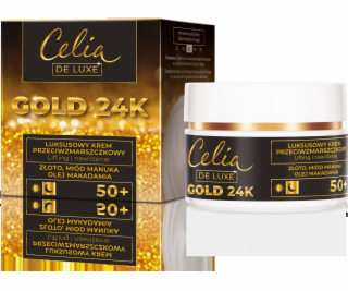 Celia Gold 24K luxusní krém proti vráskám 50+